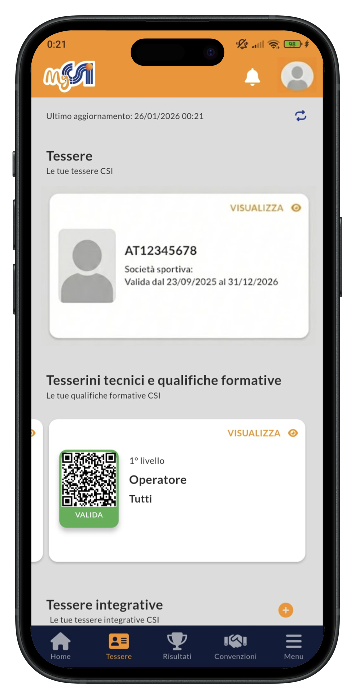 App MyCSI Screenshot